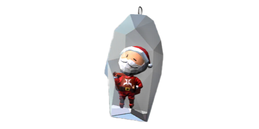 Charm | Santa Globe