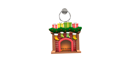 Charm | Christmas Fireplace